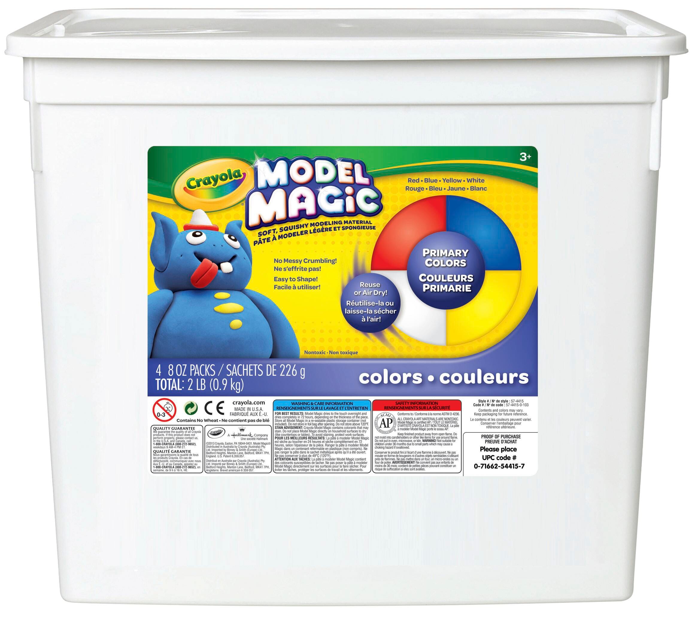 Crayola Model Magic Non-Toxic Modeling Dough Set, 2 lb Bucket